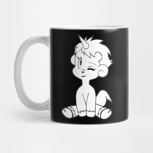 Unico *Wink* in Black and White Mug